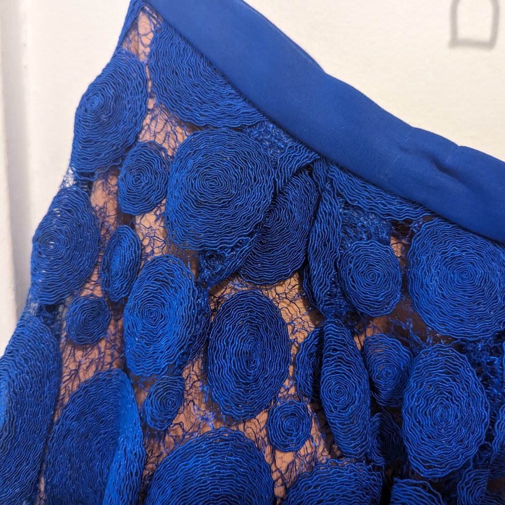 Anthropologie Eva Franco Blue "Albustru" Circle Skirt - Picture 4 of 16